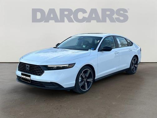 Platinum White Pearl 2026 Honda Accord Hybrid Sport