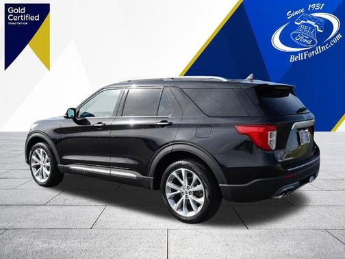 AGATE BLACK METALLIC 2023 Ford Explorer PLATINUM