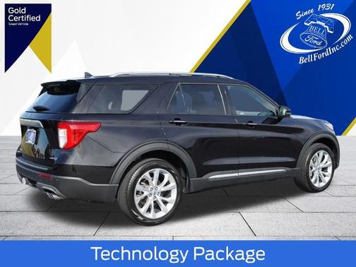AGATE BLACK METALLIC 2023 Ford Explorer PLATINUM