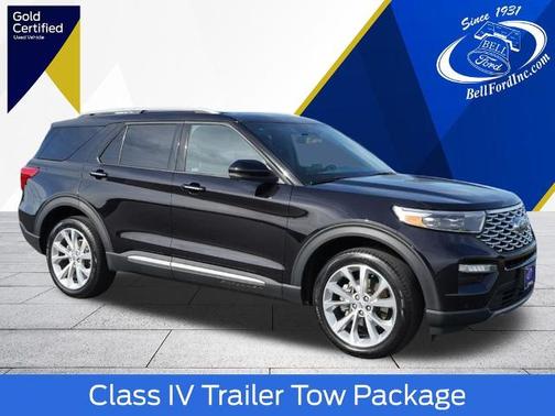 AGATE BLACK METALLIC 2023 Ford Explorer PLATINUM