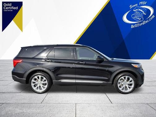 AGATE BLACK METALLIC 2023 Ford Explorer PLATINUM