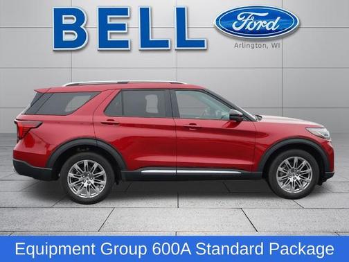 RAPID RED MET TINTED CC 2025 Ford Explorer PLATINUM