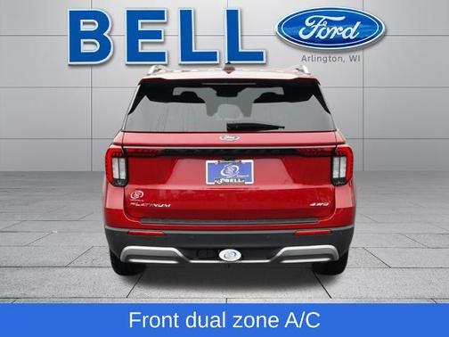 RAPID RED MET TINTED CC 2025 Ford Explorer PLATINUM