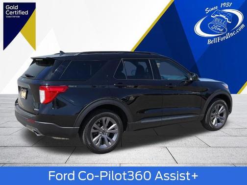 AGATE BLACK METALLIC 2023 Ford Explorer XLT