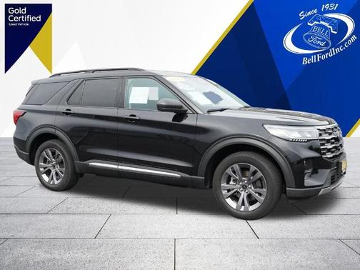AGATE BLACK METALLIC 2025 Ford Explorer ACTIVE