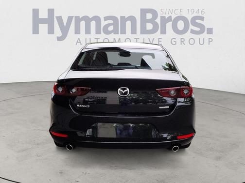Jet Black Mica 2025 Mazda Mazda3 FWD w/Preferred Package