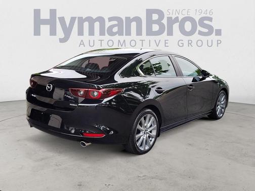 Jet Black Mica 2025 Mazda Mazda3 FWD w/Preferred Package