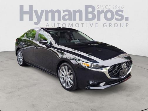 Jet Black Mica 2025 Mazda Mazda3 FWD w/Preferred Package