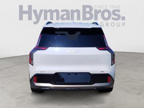 Glacial White Pearl 2025 Kia EV9 GT-Line AWD , VIP Seating