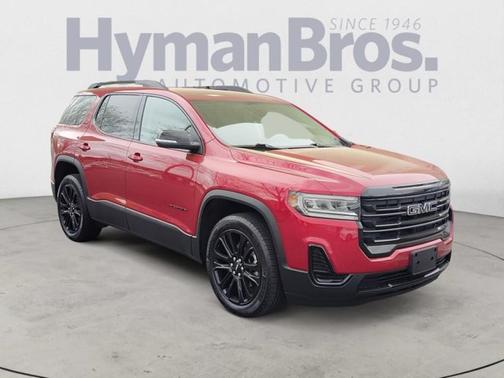 Volcanic Red Tintcoat 2023 GMC Acadia AWD SLE