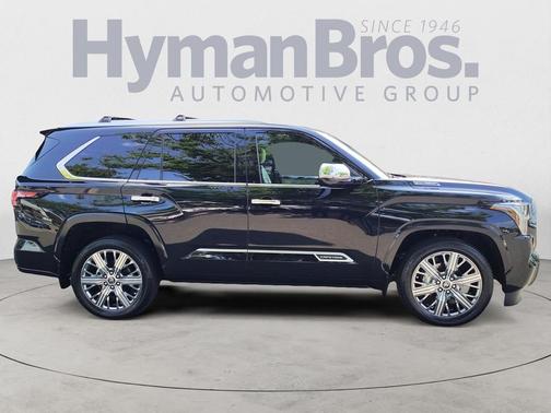Midnight Black Metallic 2024 Toyota Sequoia Capstone