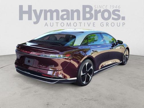 Zenith Red Metallic 2024 Lucid Air Touring