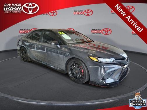 Midnight Black Metallic 2023 Toyota Camry TRD V6