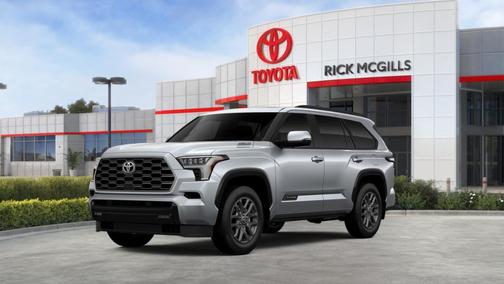 Celestial Silver Metallic 2026 Toyota Sequoia Platinum