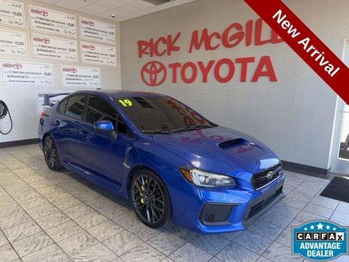 Blue 2019 Subaru WRX STI Base