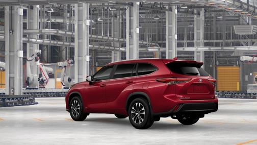 Ruby Flare Pearl 2026 Toyota Highlander Hybrid XLE