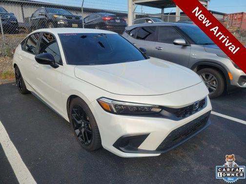 Platinum White Pearl 2022 Honda Civic Sport