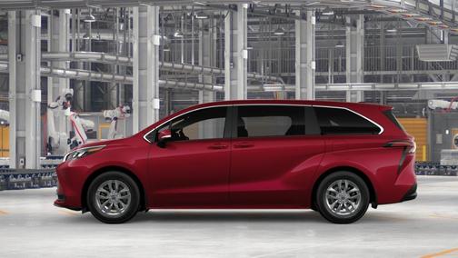 Ruby Flare Pearl 2026 Toyota Sienna LE