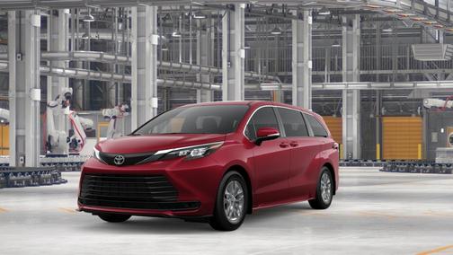 Ruby Flare Pearl 2026 Toyota Sienna LE