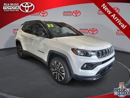 Bright White Clearcoat 2023 Jeep Compass Limited