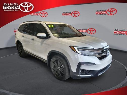 Platinum White Pearl 2022 Honda Pilot Elite