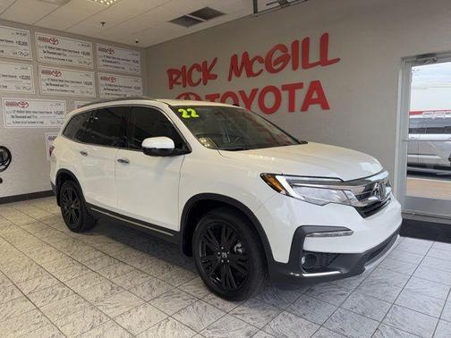 Platinum White Pearl 2022 Honda Pilot Elite