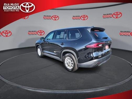 Midnight Black Metallic 2025 Toyota Grand Highlander XLE