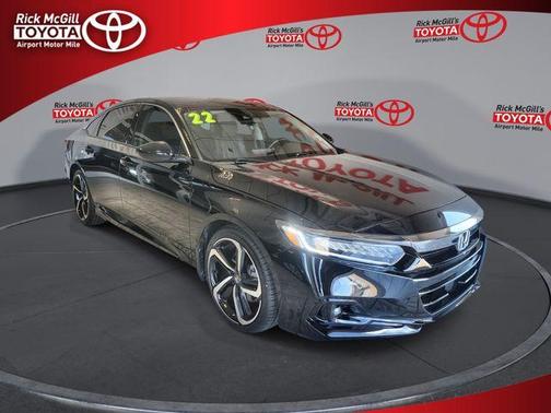 Crystal Black Pearl 2022 Honda Accord Sport SE