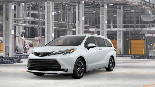 Wind Chill Pearl 2026 Toyota Sienna Platinum 7 Passenger