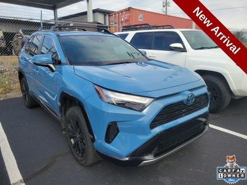 Cavalry Blue 2023 Toyota RAV4 Hybrid SE