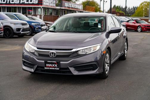 Modern Steel Metallic 2016 Honda Civic LX