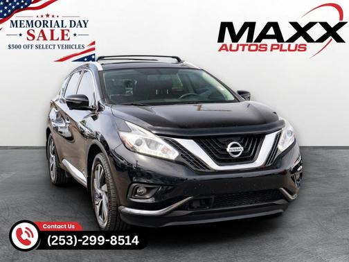 Magnetic Black Metallic 2017 Nissan Murano Platinum