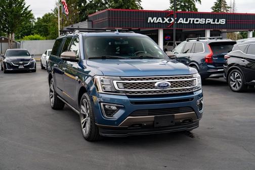 Blue Metallic 2020 Ford Expedition Max King Ranch