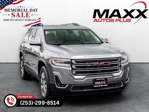 Satin Steel Metallic 2021 GMC Acadia FWD SLT