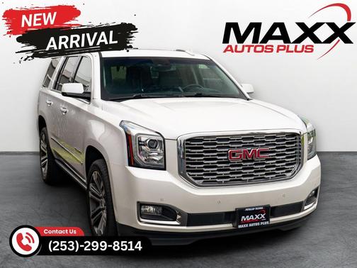 White Frost Tricoat 2019 GMC Yukon Denali