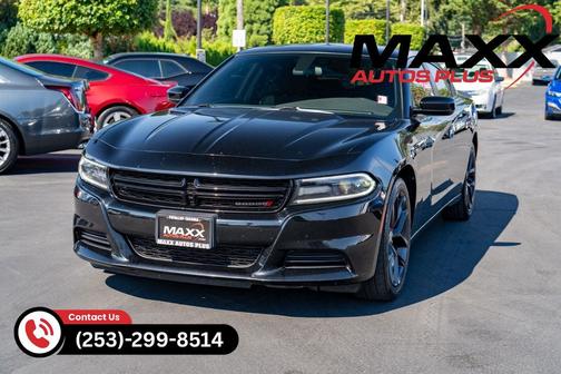 Pitch Black Clearcoat 2021 Dodge Charger SXT