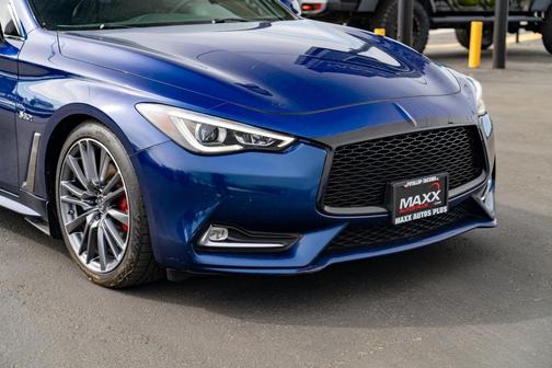 Iridium Blue 2017 INFINITI Q60 3.0t Red Sport 400