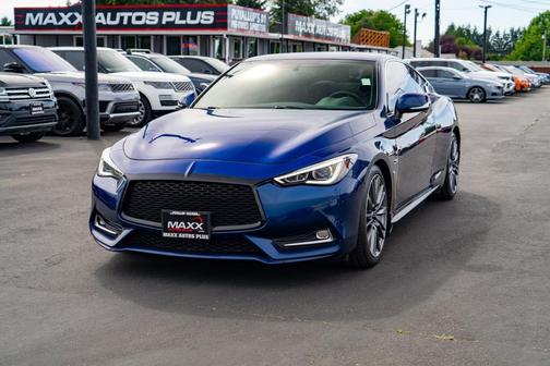 Iridium Blue 2017 INFINITI Q60 3.0t Red Sport 400