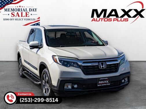White Diamond Pearl 2019 Honda Ridgeline RTL