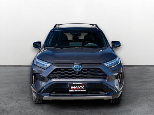 Magnetic Gray Metallic/Midnight Black Metallic 2024 Toyota RAV4 Hybrid SE