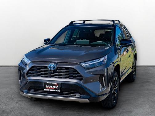 Magnetic Gray Metallic/Midnight Black Metallic 2024 Toyota RAV4 Hybrid SE
