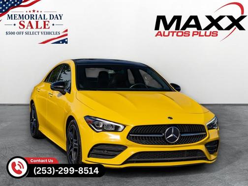 Sun Yellow 2021 Mercedes-Benz CLA 250 4MATIC