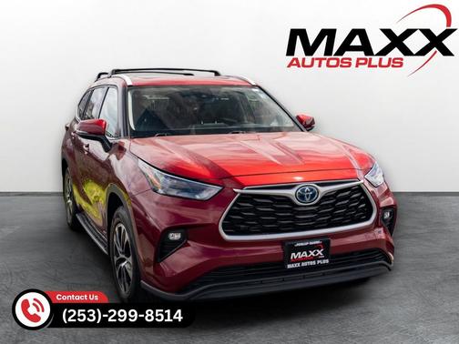 Ruby Flare Pearl 2022 Toyota Highlander Hybrid XLE