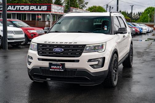 White Platinum Metallic Tri-Coat 2016 Ford Explorer Sport