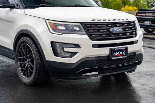 White Platinum Metallic Tri-Coat 2016 Ford Explorer Sport