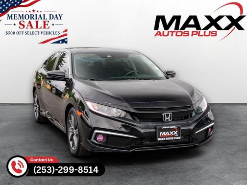 Crystal Black Pearl 2020 Honda Civic EX