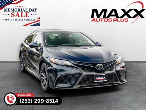 Galactic Aqua Mica 2021 Toyota Camry SE