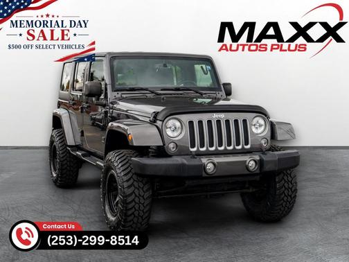 Granite Crystal Metallic 2018 Jeep Wrangler JK Unlimited Sahara