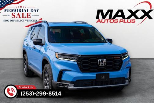 Diffused Sky Blue Pearl 2025 Honda Pilot TrailSport
