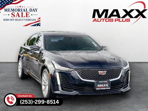 Dark Moon Blue Metallic 2021 Cadillac CT5 Luxury RWD